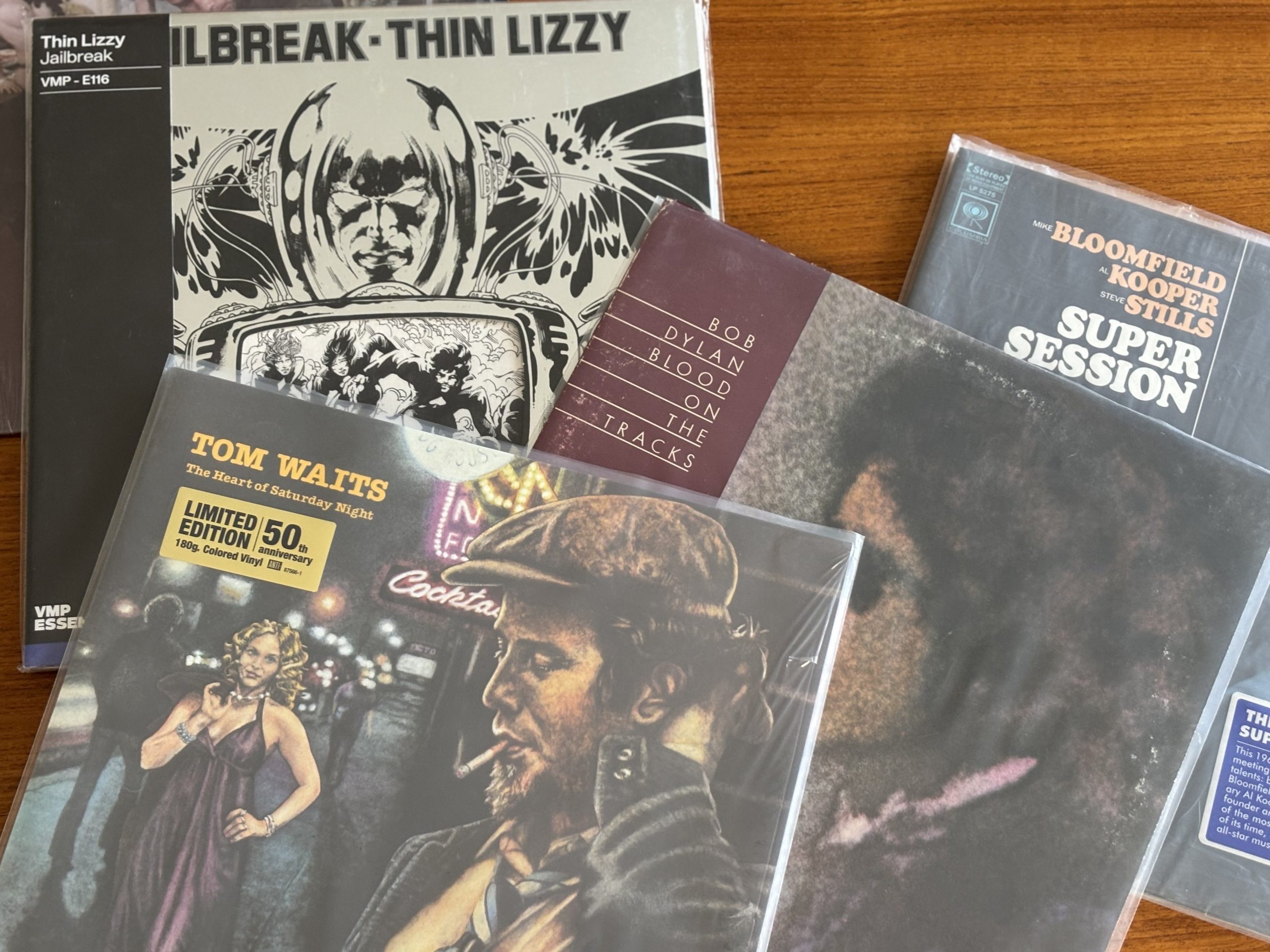 Original vinyl pressing, box set vinyl release, and Vinyl Me Please VMP exclusive record editions displayed side by side