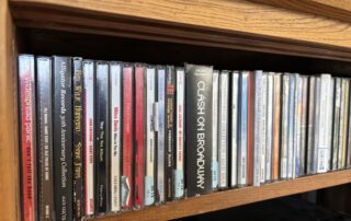 Used CDs at Invincible Vinyl record store in Denver