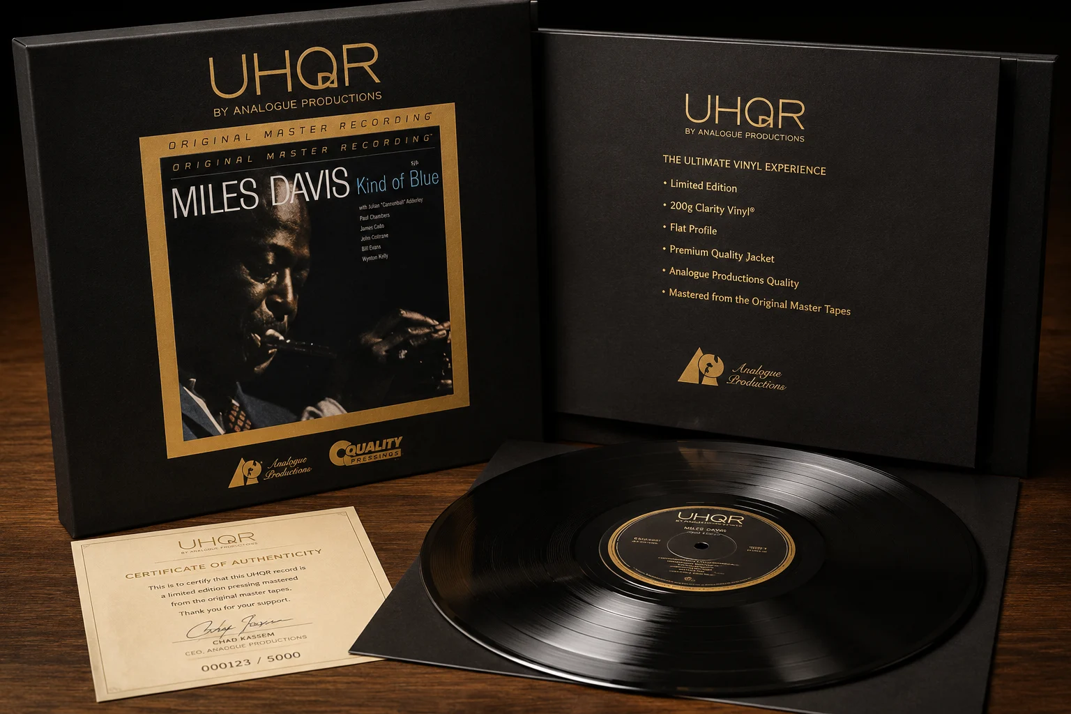 UHQR audiophile vinyl box set by Analogue Productions featuring premium 200g vinyl pressing and deluxe packaging