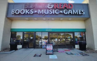 Exterior of Black and Read record and collectibles store in Arvada Colorado