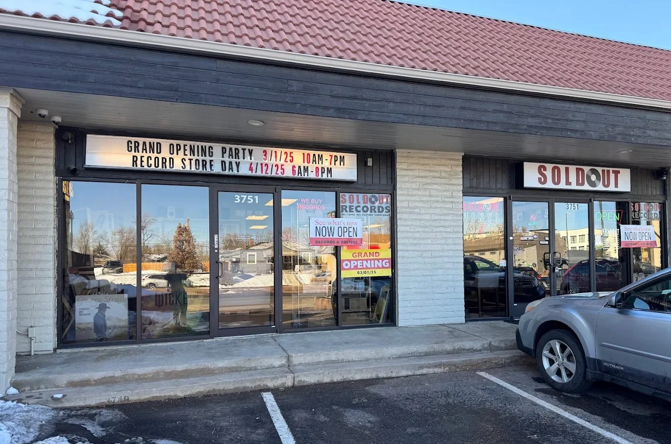Sold Out Records Storefront